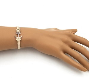 <b>Adjustable</b> Nautical Anchor Rope <b>Bracelet</b>,Anchor,Natural Color,Woman's <b>Bracelet</b>,Girls <b>Bracelet</b> - Product Image 2