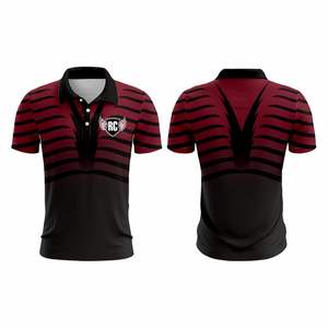 Nouveautés Polo de golf imprimé avec logo personnalisé Vêtements de sport respirants à séchage rapide pour adultes Vêtements de baseball et softball de grande taille - Product Image 1