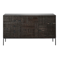 Buffet moderne en bois massif avec grands compartiments de rangement pour salle à manger, salon, couloir, organisation, hôpital, école
