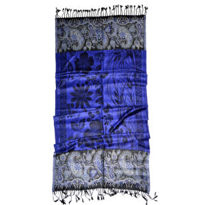 Écharpe traditionnelle en viscose lourde réversible, motif jacquard long, durable, respirante, matière douce, printemps été - Product Image 3