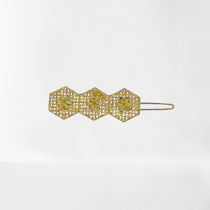 Luxury Gold Plated Hair Clip Shiny Hairpin Brooch for Women Fashion <b>Accessory</b> for Ladies and Girls hair <b>Accessories</b> - Product Image 1