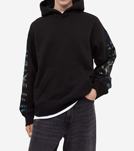 เสื้อฮู้ดสวมหัวแขนยาวผ้าฝ้ายนุ่มและระบายอากาศได้พิมพ์โลโก้ออกแบบได้ตามต้องการ - Product Image 2