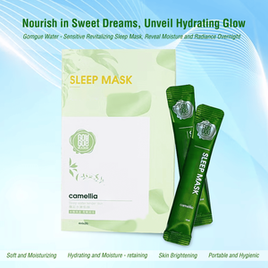 Mascarilla facial para el cuidado de la piel, mascarilla facial para dormir, con acetilo, escualano, antienvejecimiento, hidratación, blanqueamiento para piel seca, 20 Uds. * 4ml - Product Image 3