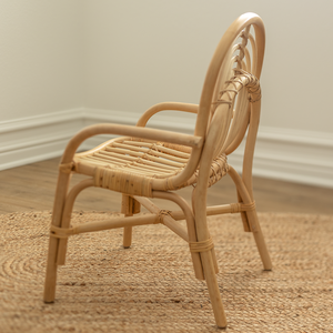 Meubles de chambre d'enfant, chaise en rotin tressé de la plus haute qualité, chaises naturelles pour enfants, décoration de chambre d'enfant - Product Image 3