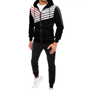 Survêtements chauds et respirants en molleton de coton épais de meilleur style ensemble de vêtements de fitness pour hommes ensemble de survêtements de qualité supérieure - Product Image 2
