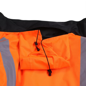 Chaqueta de Seguridad de Alta Visibilidad para Hombre, Impermeable, Ropa de Trabajo de Invierno con Cremallera, Poliéster Reflectante, Logotipo Personalizable - Product Image 6