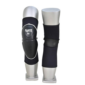 Genouillère Coudière Cuir Boxe MMA Formation Sparring Genouillère protection Sécurité Arts Martiaux - Product Image 1