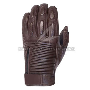 Gants de moto en cuir à vendre Nouveau style de gants de moto pour hommes Concevez vos propres gants de moto - Product Image 3