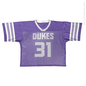 เสื้อกีฬาลาครอสผ้าเจอร์ซี่ผ้าโพลีเอสเตอร์100% แห้งเร็วระบายอากาศได้สำหรับวัยรุ่น - Product Image 1