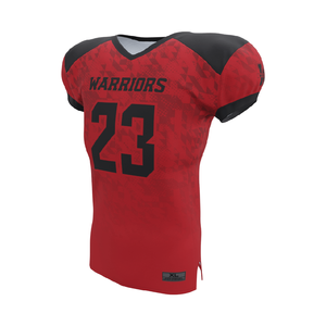 Maillot de football américain sur mesure avec sublimation de haute qualité Maillot de football américain à dessus court d'équipe personnalisé - Product Image 1