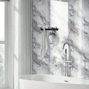 UV大理石柄<span class=keywords><strong>PVC</strong></span>壁板 防水でおしゃれな壁パネル 寝室、リビング、ホール用 - Product Image 6