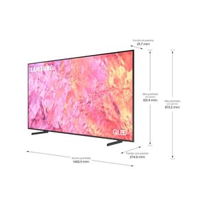 Téléviseur intelligent QLED 65 pouces avec écran LED 4K, système audio amélioré à plage dynamique étendue pour la mise en miroir de l'écran - Product Image 1