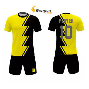 Conjunto de camisetas de fútbol para mujer, camisetas de sublimación para niños, uniformes deportivos de fútbol, ropa de fútbol personalizable - Product Image 3