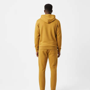 Conjunto de chándal personalizable de 2 piezas para hombre, último diseño de moda de invierno, con capucha y cremallera, Material polar, colores y logotipo personalizados - Product Image 2