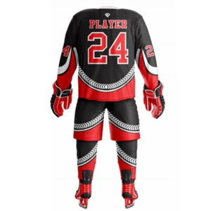 Uniforme de hockey sur glace de qualité supérieure, matériau respirant, faites votre propre design, maillot et short de hockey sur glace, vêtements de hockey sur glace - Product Image 6