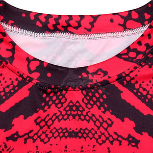 เสื้อรัชการ์ด MMA สำหรับผู้ชายแขนยาวพิมพ์ลายสีสันสดใส - Product Image 4