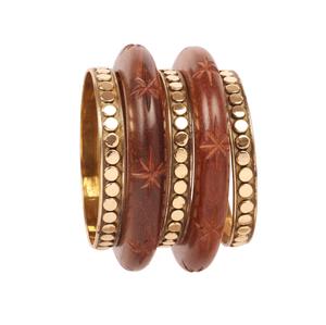 Collection de bracelets en bois massif naturel imperméable, bijoux faits à la main, accessoires de mode ethniques pour femmes, occasions de cadeaux, export - Product Image 3