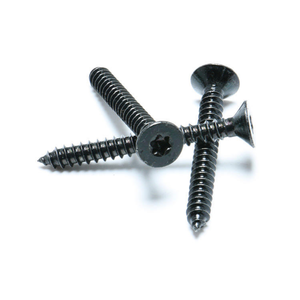 สกรูหัวจมแบบ Torx เคลือบสีดำ สำหรับงานโลหะและไม้ - Product Image 1