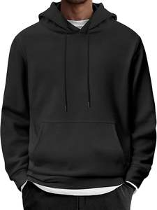 เสื้อฮู้ดผู้ชายแขนยาวลำลอง, เสื้อสเวตเชิ้ตมีฮู้ดแบบมีเชือกรูดแฟชั่นมีกระเป๋า - Product Image 3