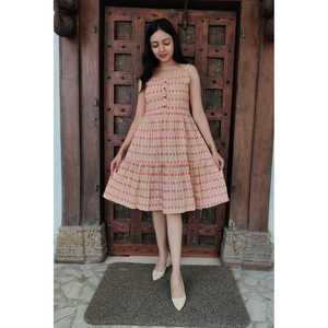 Nouvelle robe midi en coton imprimé 2024 Summer Wear - Product Image 4