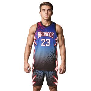 Último Diseño Personalizado de Uniformes de Baloncesto para Jóvenes, Conjuntos de Uniformes de Equipo, Ropa de Baloncesto Sublimada - Product Image 1