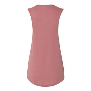 Camisetas sin mangas para mujer, cuello redondo, corte holgado, básicas, informales, de verano - Product Image 3