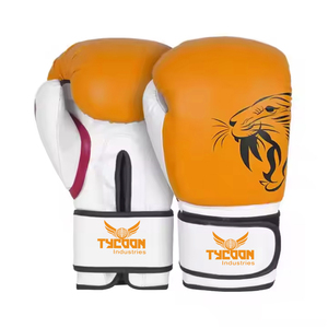 Guantes de boxeo Wining Logotipo personalizado Hecho con cuero de vaca genuino Guantes de boxeo ganadores profesionales - Product Image 6
