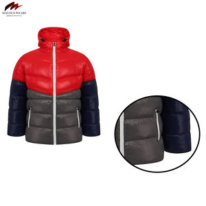 OEM Customizable Breathable <b>Mandarin</b> <b>Collar</b> Men's Winter Puffer <b>Jacket</b> Solid Canvas Street Wear Fashionable Outdoor Design Sale - Product Image 6