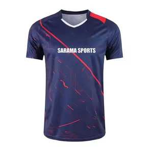 Vêtements de tennis pour hommes légers, faible MOQ, haute qualité, respirants, chemise et short de badminton, qualité supérieure, vêtements de tennis de table - Product Image 4