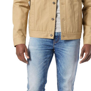 Chaqueta vaquera personalizada algodón de alta calidad abrigo vaquero abotonado logotipo personalizado precio de fábrica al por mayor - Product Image 5