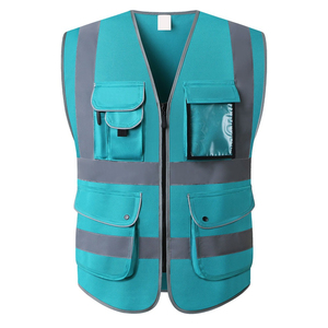 Nouveau gilet de sécurité en polyester respirant, réfléchissant et imperméable de qualité supérieure, personnalisable pour hommes, vêtements de sécurité haute visibilité OEM - Product Image 1
