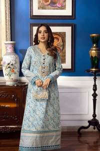 Indien pakistanais dernière mousseline de soie brodée Salwar Kameez avec maçonnerie lourde Collection de mariage de luxe vente chaude robe 0377 - Product Image 6