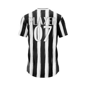 Maillots de sport pour hommes adultes, personnalisés avec le nom de l'équipe et les numéros, imprimés par sublimation, 100% polyester, respirants, légers et extensibles, vente en gros - Product Image 2