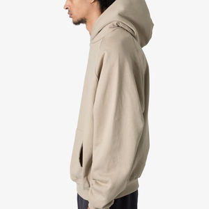 เสื้อมีฮู้ดของผู้ชายเสื้อมีฮู้ดแขนยาวแบบสวมทางศรีษะเสื้อมีฮู้ดโอเวอร์ไซส์โลโก้ออกแบบได้ตามต้องการ - Product Image 4