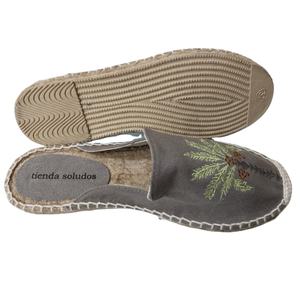 Alpargatas de lona con bordado Natural para mujeres y niñas, alpargatas de tejido único ligero y transpirable, calidad asegurada, 100% Natural - Product Image 1