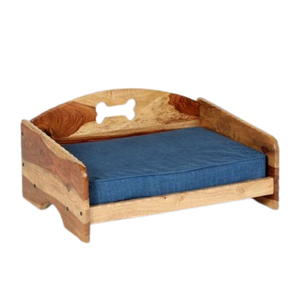 Accrocheur moderne chien lit greffe bois confortable pour animaux de compagnie avec coussin bon prix personnaliser Logo en gros du Vietnam - Product Image 6