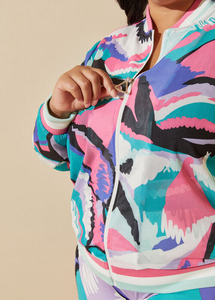 Floral Printed Bomber Jackets Women Bomber Jackets Latest <b>Dye</b> Sublimation Printed Bomber Jackets - Product Image 5