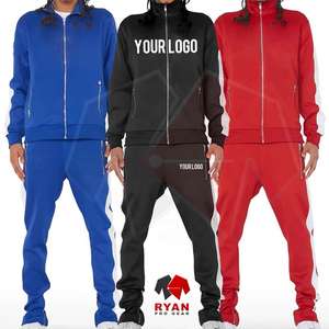 Conjunto Deportivo Personalizado para Hombre, OEM ODM, Chaqueta y Pantalón de Dos Piezas, Tela Transpirable, Suministro al por Mayor de Fábrica - Product Image 5