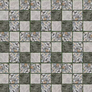 Tuile de porcelaine Evar 400x400mm finition texturée naturelle dans des tons terreux pour l'extérieur et l'extérieur rustique Parking commercial - Product Image 1