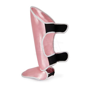 Espinilleras DE BOXEO DE SERVICIO OEM personalizadas hechas con el mejor material, espinilleras de cuero a bajo precio, espinilleras de boxeo profesionales - Product Image 5