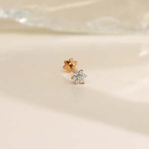 Stainless Steel Children's <b>Nose</b> <b>Ring</b> with Crystal Ball-Zircon <b>Nose</b> Piercing Jewelry - Product Image 6