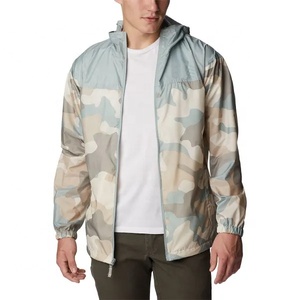 Chaqueta Cortavientos Ligera Personalizada para Hombre, Cierre de Cremallera, Colores Contrastantes, para Deportes al Aire Libre de Verano, Material de Poliéster - Product Image 2