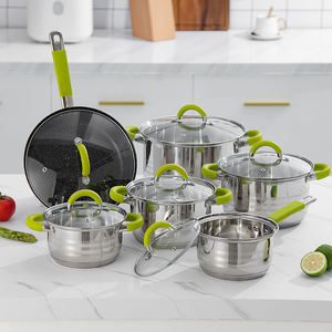 Juego de <span class=keywords><strong>Ollas</strong></span> y Sartenes <span class=keywords><strong>Kaisa</strong></span> <span class=keywords><strong>Villa</strong></span> de 12 Piezas, Acero Inoxidable, para Cocina de Inducción - Product Image 2