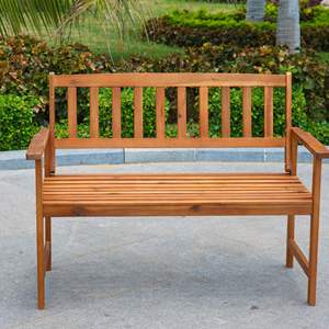 Optimal Farmhouse Style <b>Outdoor</b> bench for Hotels Customizable Color Logo High Quality Solid <b>Wood</b> Comfortable for Guests' - Product Image 5