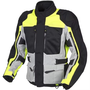 Veste de course en Cordura pour homme de haute qualité, respirante, en cuir, couleurs personnalisées, logo, sport, conduite, toutes saisons, moto - Product Image 1