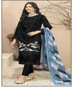 Fabricant de gros femmes musulmanes classique jibab élégant lin modeste robe 3 pièces hiver abaya Dubai abaya ensemble - Product Image 1