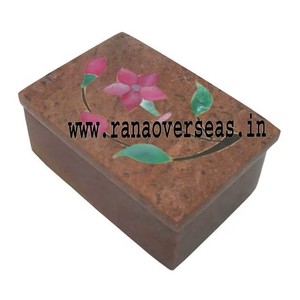 Boîte de rangement décorative en pierre ollaire, organisateur de bijoux, idéal pour les cadeaux d'anniversaire et de mariage pour les êtres chers - Product Image 3