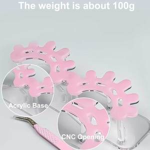 Soporte de pinzas de acrílico duradero y fácil de limpiar Organizador de pinzas ergonómico diseñado para un acceso rápido - Product Image 3