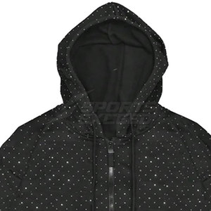 Sudaderas con Pedrería de Invierno de Alta Calidad de Marca Privada - Colores y Tallas Personalizadas, Mezcla de Algodón Transpirable y Ecológica, Pedidos al por Mayor - Product Image 3