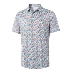 เสื้อโปโลลายเครื่องแบบสีทึบทำจากโพลีเอสเตอร์เสื้อกอล์ฟสำหรับผู้ชาย MPS-0001 - Product Image 2
